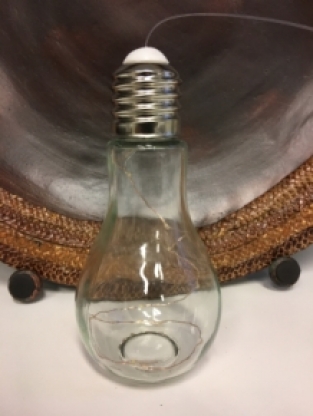 LED light bulb glass, hanging or standing model, beautifully atmospheric!!